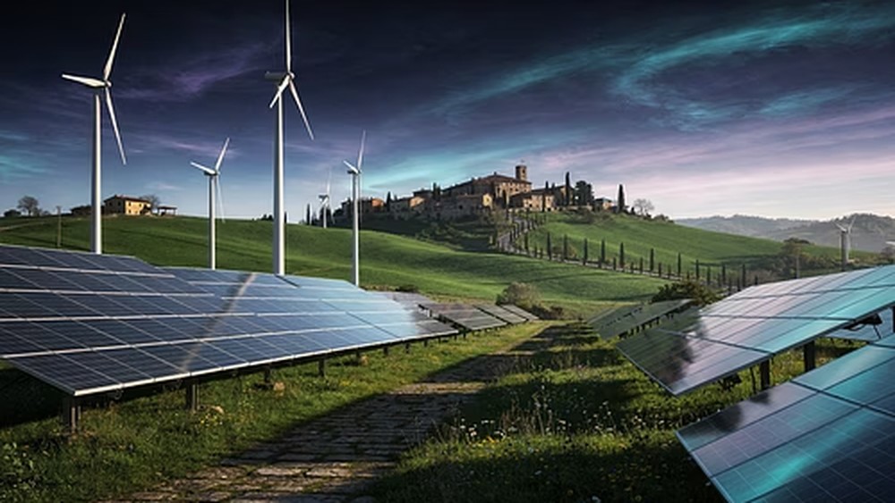 Território italiano com energia renovável: o impacto que o apoio ajuda a tornar possível