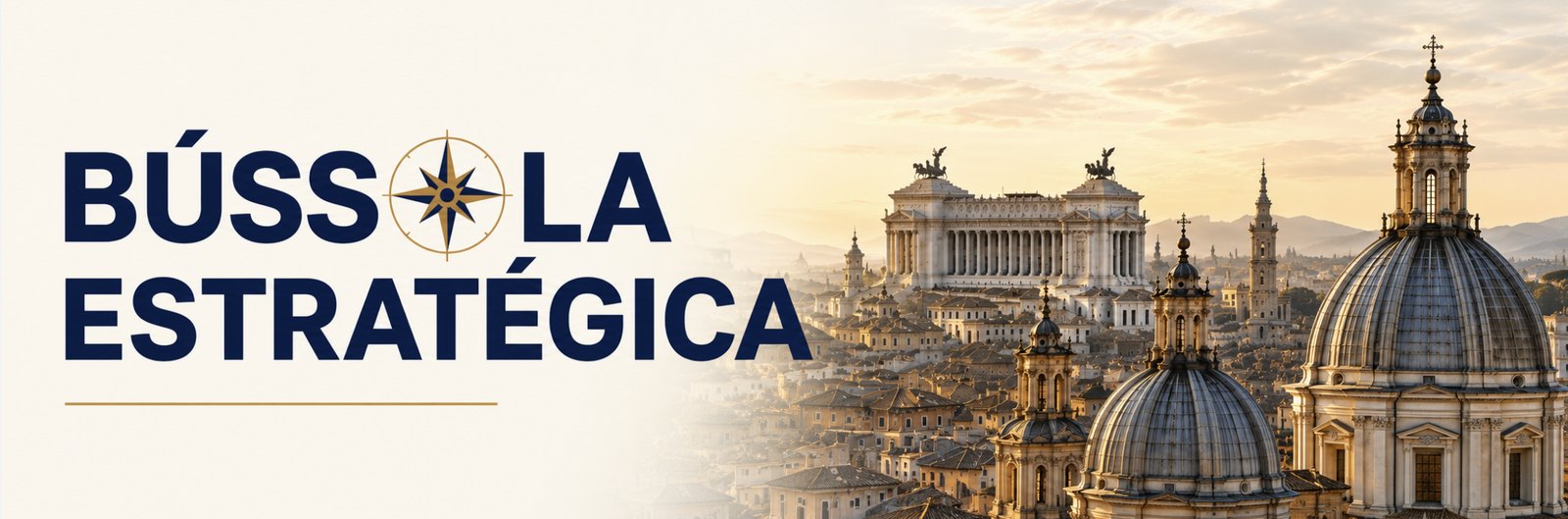 Bússola Estratégica: o skyline de Roma ao amanhecer